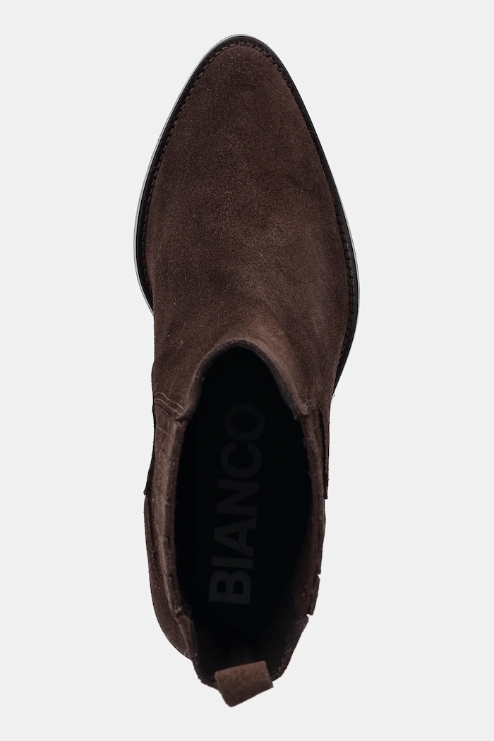 Bianco cizme din piele intoarsa BIACAROL maro 11301551
