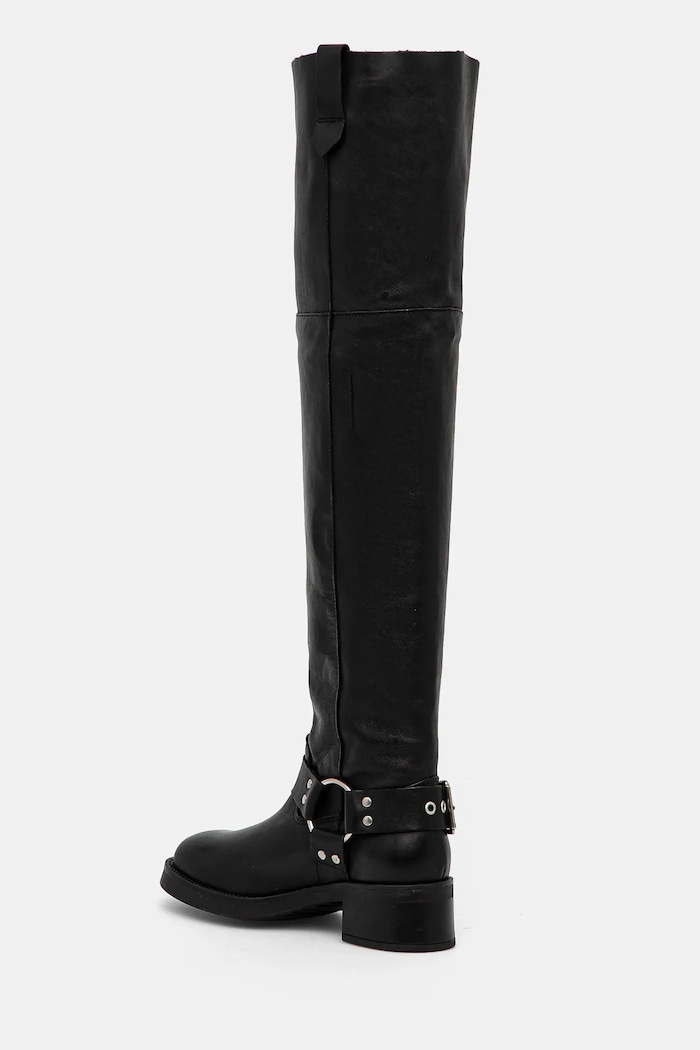 Obuwie Steve Madden kozaki skórzane Bosal SM11003230.017 czarny