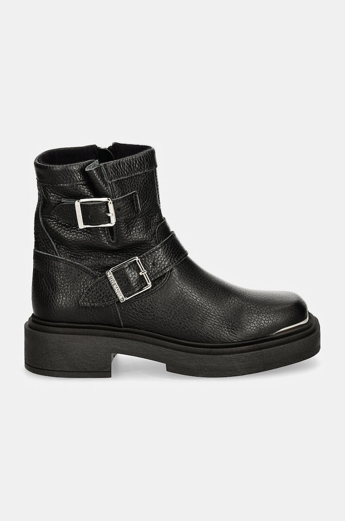 Steve Madden cizme de piele Choice SM11003227.017 negru AW24