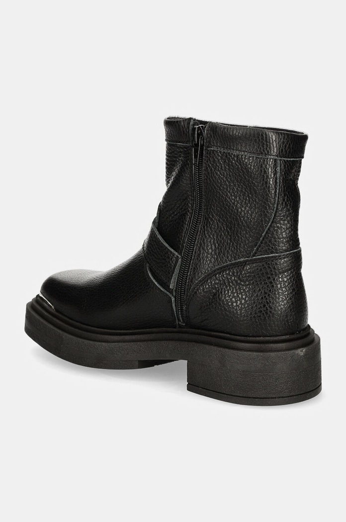 Încălțăminte Steve Madden cizme de piele Choice SM11003227.017 negru