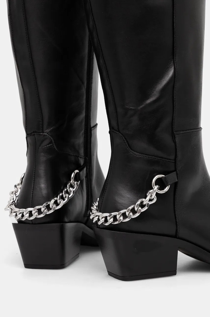 Δερμάτινες μπότες Steve Madden Xayenne μαύρο SM11003321.017