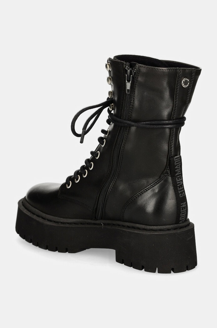 Обувки Кожени кубинки Steve Madden Skywen SM11003283.017 черен