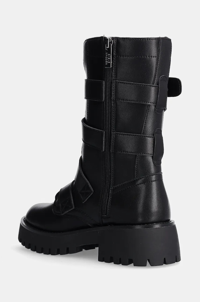 Obuwie Steve Madden botki skórzane Devlin SM11003349.05O czarny