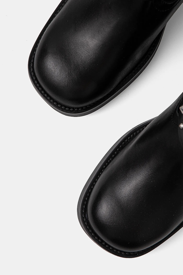 Kožené čižmy Steve Madden Brenna čierna SM11003351.017
