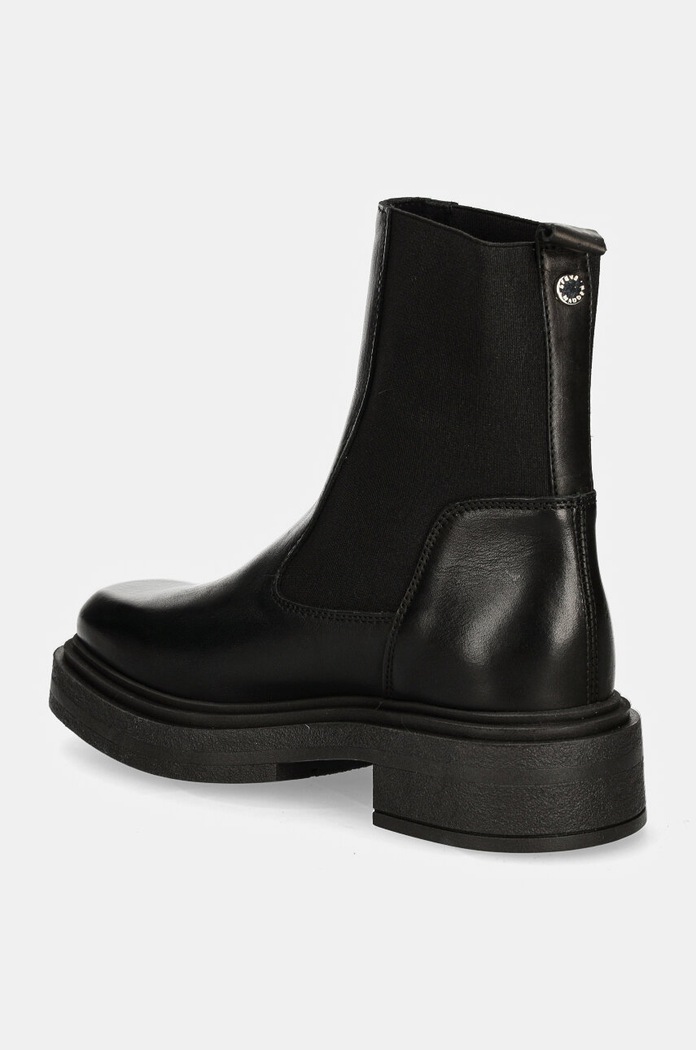 Παπούτσια Δερμάτινες μπότες τσέλσι Steve Madden Churro SM11003363.017 μαύρο