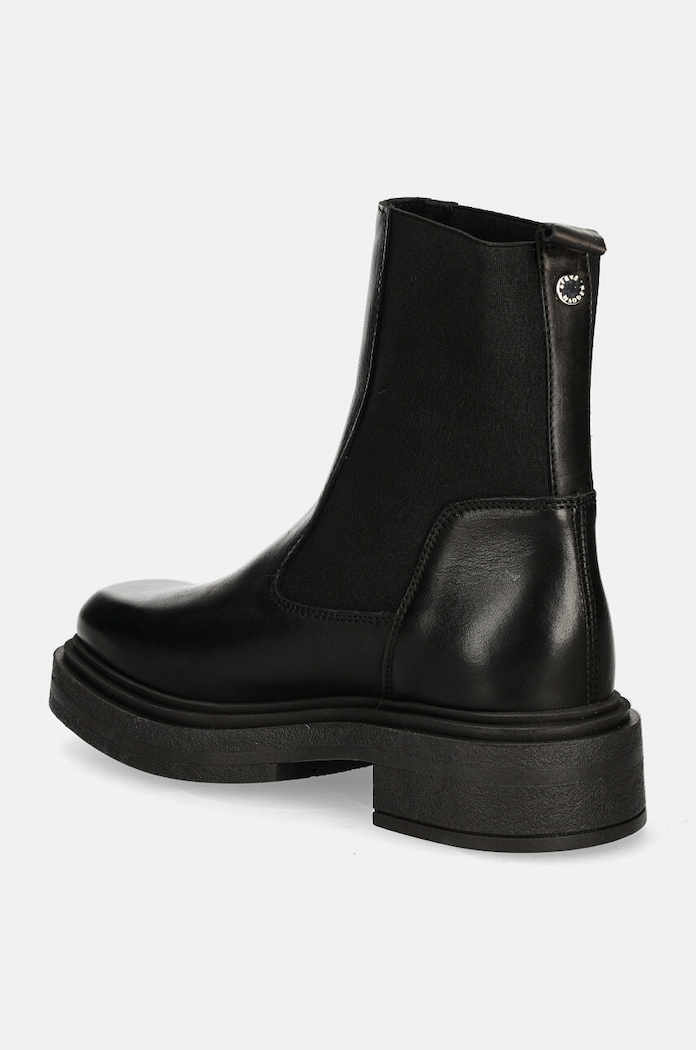 Παπούτσια Δερμάτινες μπότες τσέλσι Steve Madden Churro SM11003363.017 μαύρο