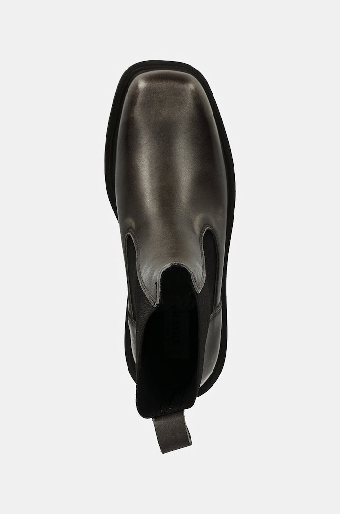 Kožené kotníkové boty Steve Madden Churro šedá SM11003363.DGL