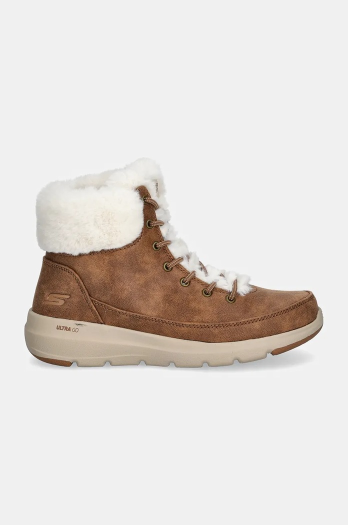 Členkové topánky Skechers GLACIAL ULTRA WOND 144202 hnedá AW25