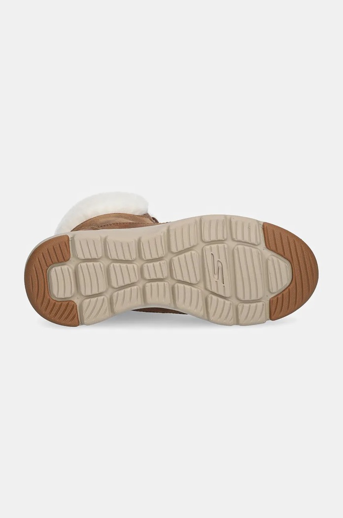 Členkové topánky Skechers GLACIAL ULTRA WOND 144202 hnedá