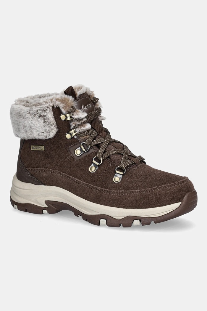 Skechers Snehule Skechers TREGO SNOW WORRIES hnedá 167882