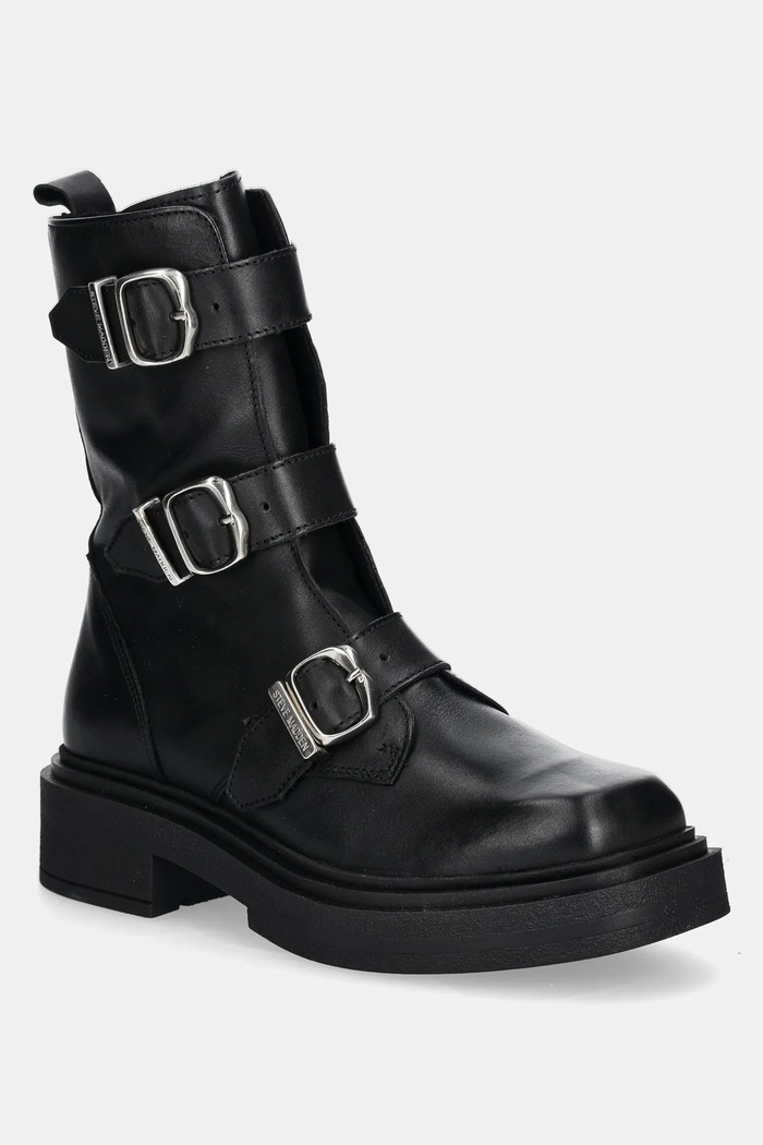 Μποτάκια Steve Madden Clipper ίσια πλατφόρμα μαύρο SM11003402.017