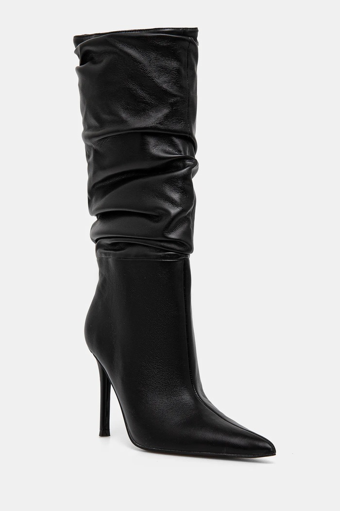 Čizme Steve Madden Schmooze bez kopčanja crna SM11003453.001