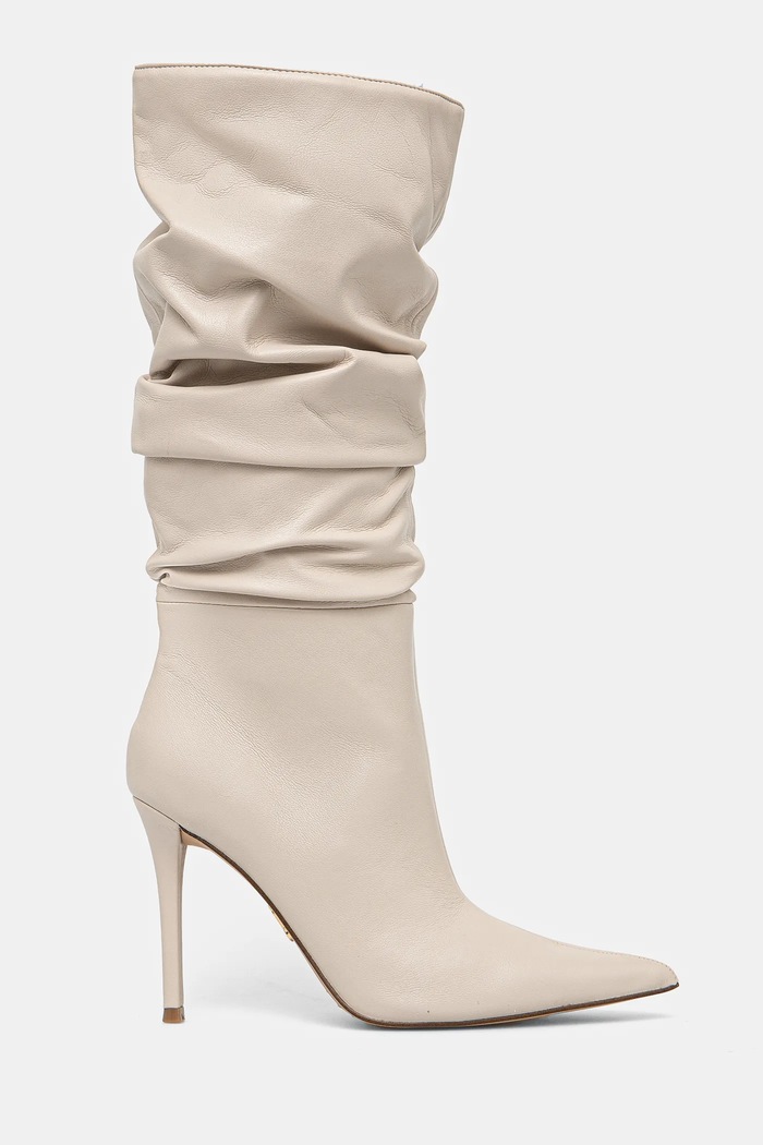 Vysoké čižmy Steve Madden Schmooze SM11003453.253 béžová AW24