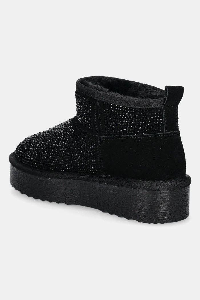 Încălțăminte Steve Madden Cizme de zapada din piele intoarsa Clydes SM11003465.02S negru