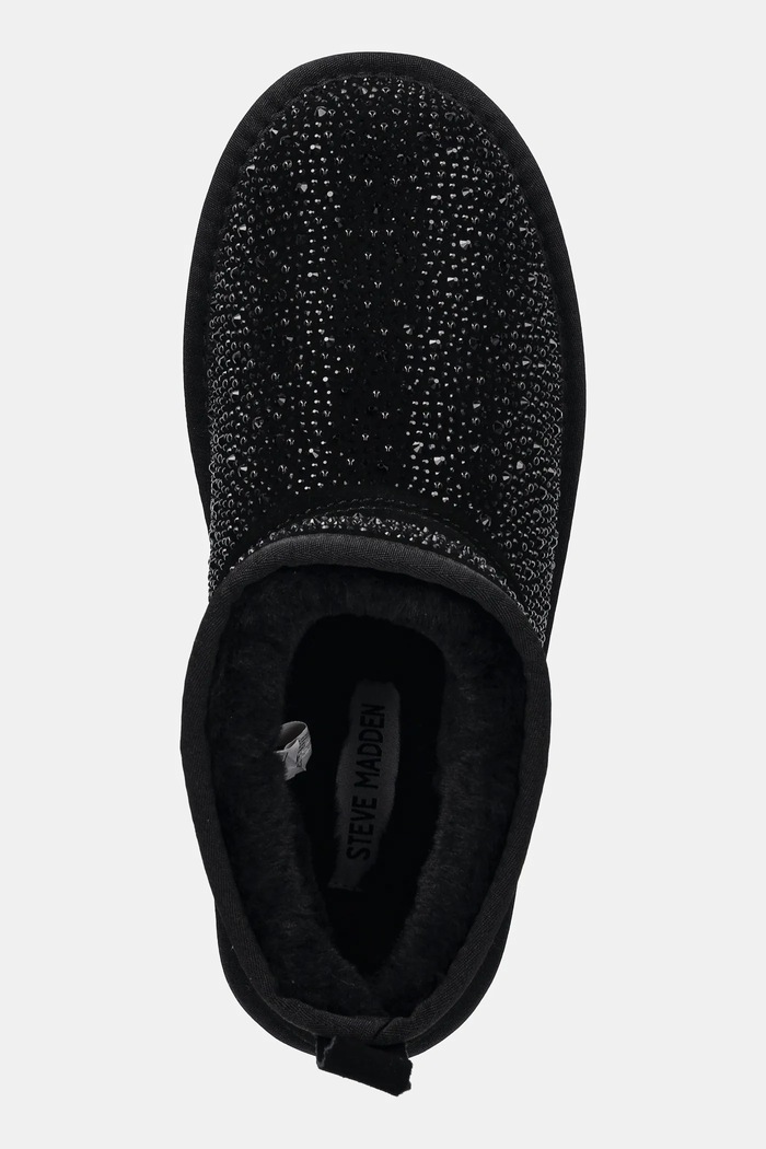Cizme de zapada din piele intoarsa Clydes Steve Madden SM11003465.02S negru
