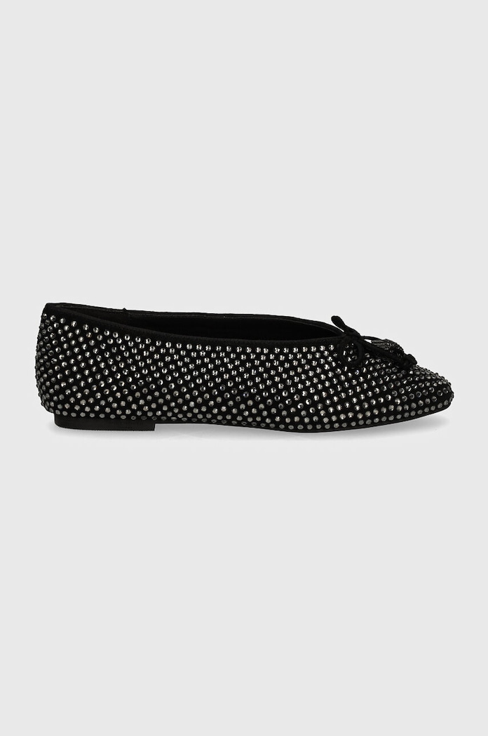 Balerinke iz semiša Kurt Geiger London Sloane Eagle Ballerina Dr 2672805209.BLACK črna AW24