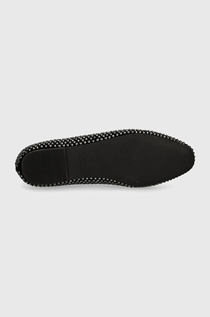 Balerinke iz semiša Kurt Geiger London Sloane Eagle Ballerina Dr 2672805209.BLACK črna