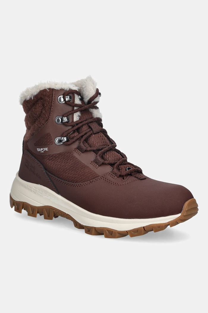 Μπότες χιονιού Jack Wolfskin Everquest συνθετικό κόκκινο 4053591
