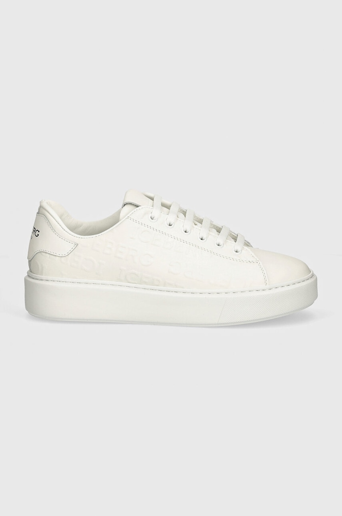 Iceberg sneakersy skórzane Bozeman ID211209 biały AW24
