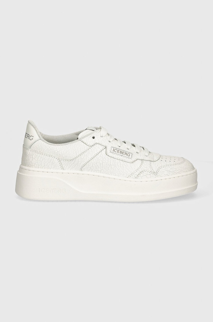 Δερμάτινα sneakers Iceberg Clock V2 ID211305 λευκό AW24