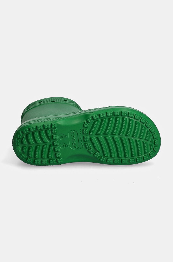 Crocs cizme Classic Rain Boot 208363.3WH verde