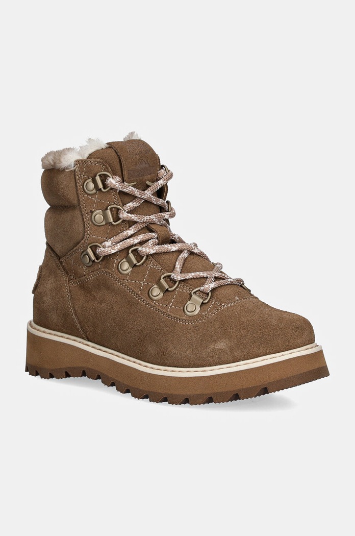 Roxy pantofi de piele intoarsa Bradie izolat maro ARJB700758