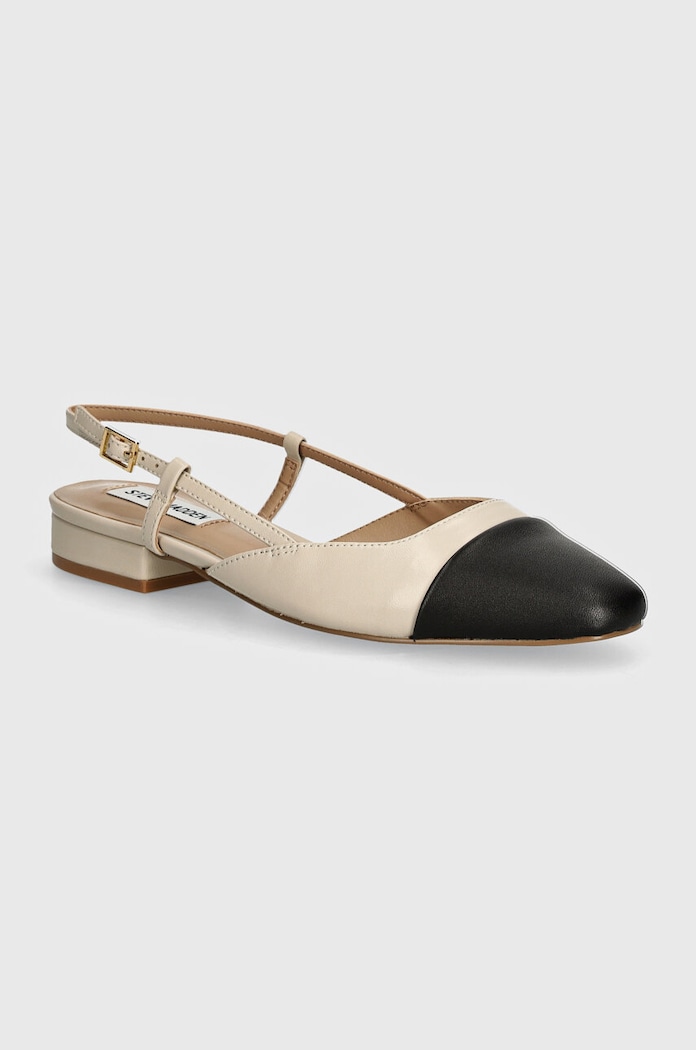 Kožené balerínky Steve Madden Belinda otvorená päta béžová SM11002823.287