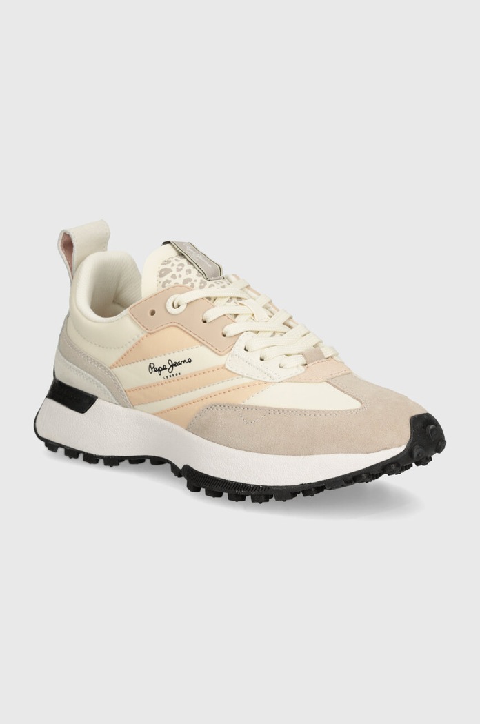 Маратонки Pepe Jeans PLS60020 велур бежов PLS60020