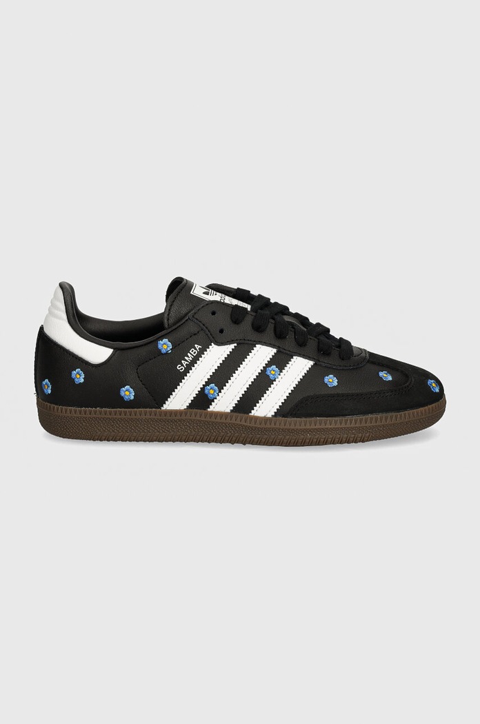 adidas Samba Light Blue Floral Core Black IF4397 black AW24