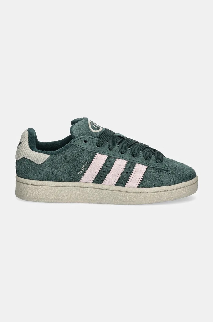 Tenisice od brušene kože adidas Originals Campus 00s W IG2121 zelena AW24