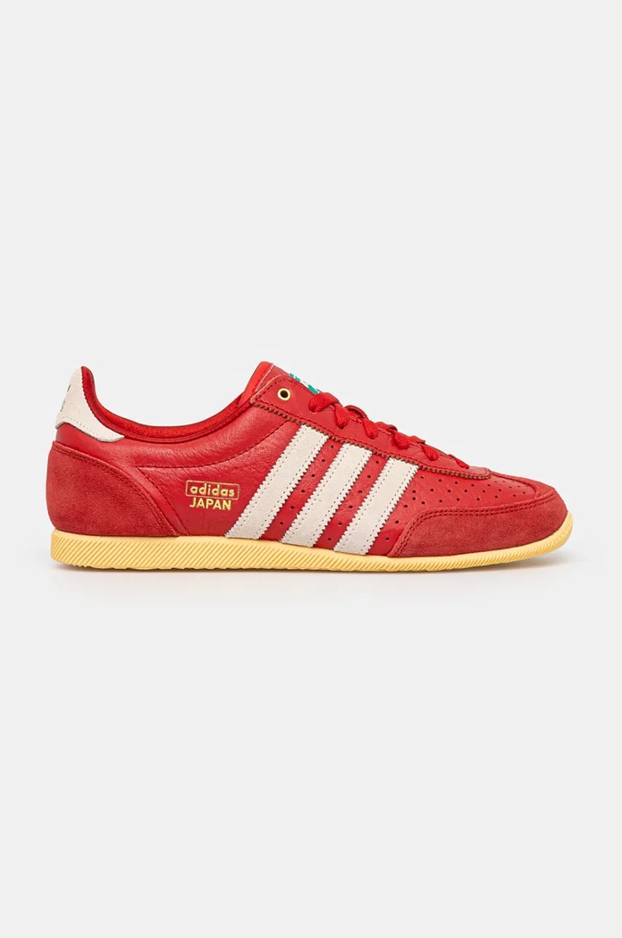 Kožené tenisky adidas Originals Japan W IG4507 červená AW24