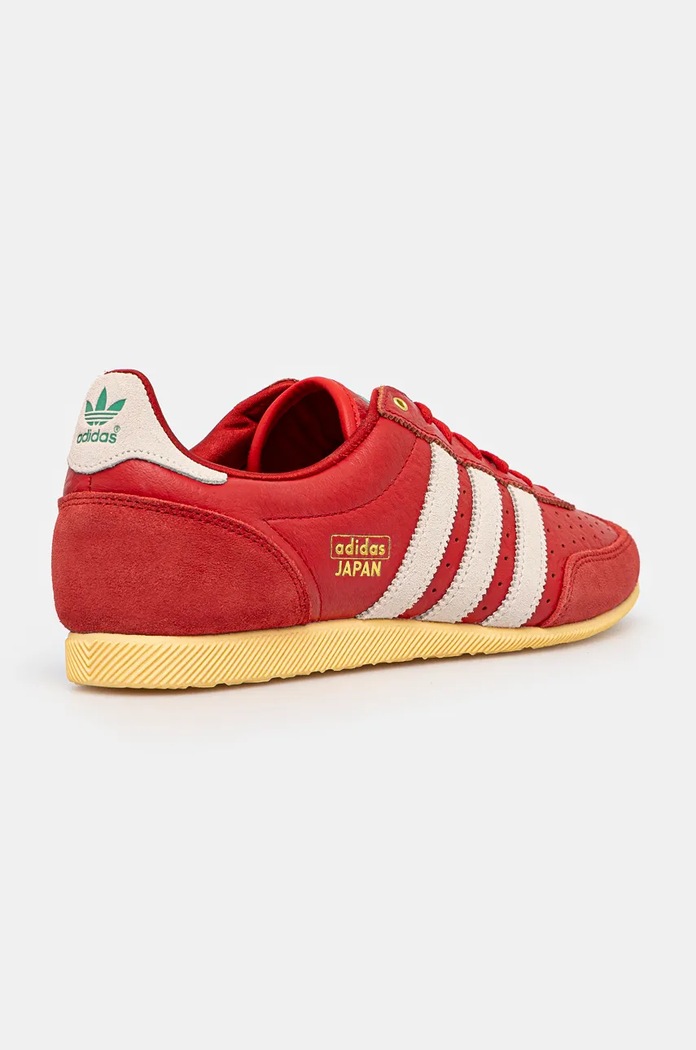 Boty Kožené tenisky adidas Originals Japan W IG4507 červená