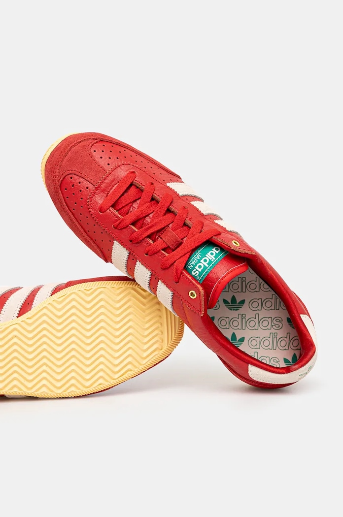 Kožené tenisky adidas Originals Japan W červená IG4507