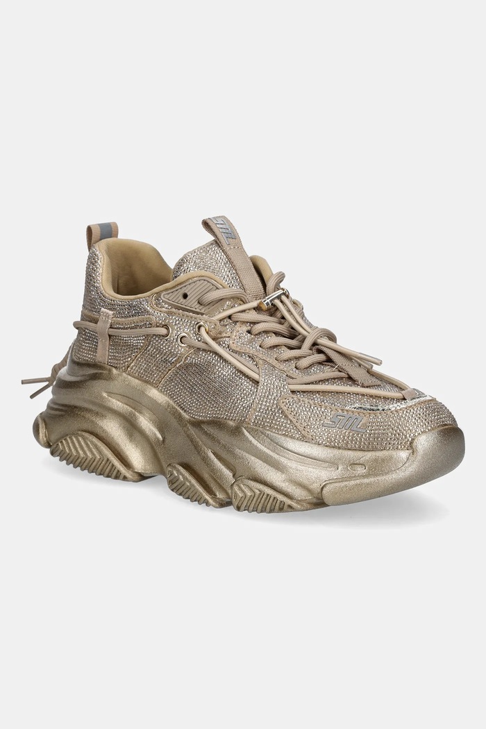 Sneakers boty Steve Madden Vault 2R textilní zlatá SM11003549.750