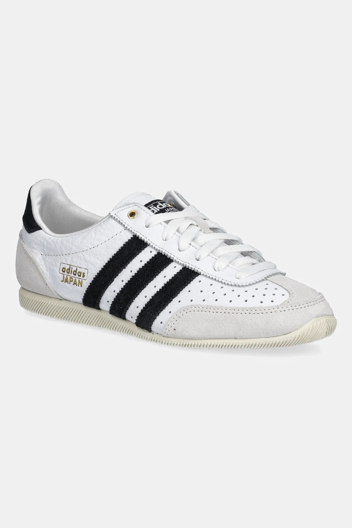 Kožne tenisice adidas Originals Japan W brušena koža bijela IH5489