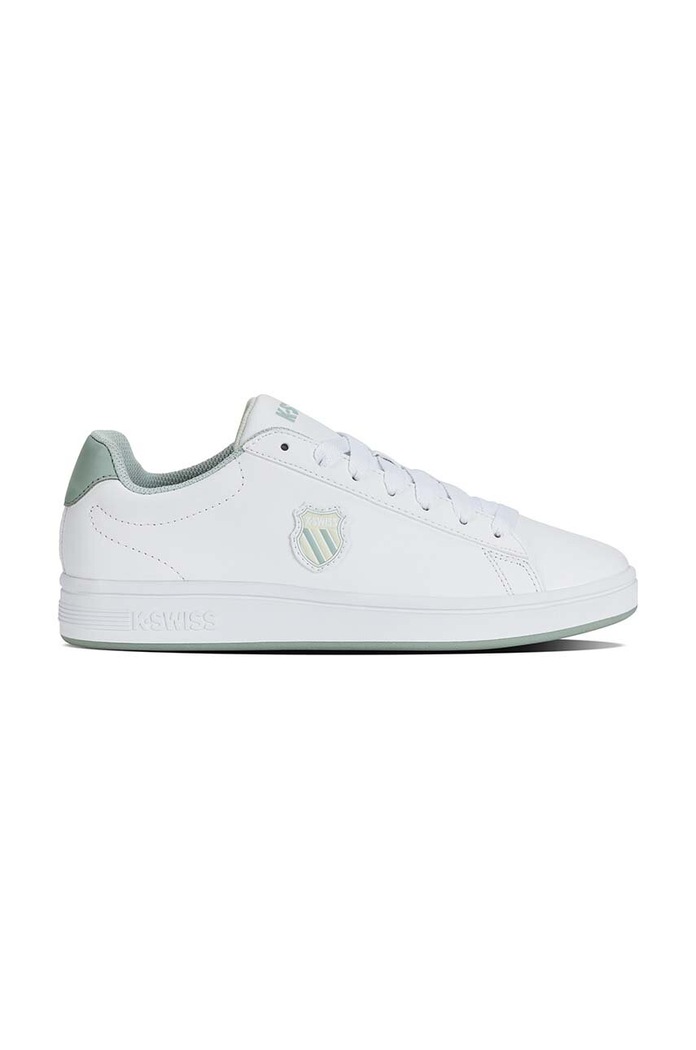 Tenisky K-Swiss COURT SHIELD usňová koža biela 96599.134.M