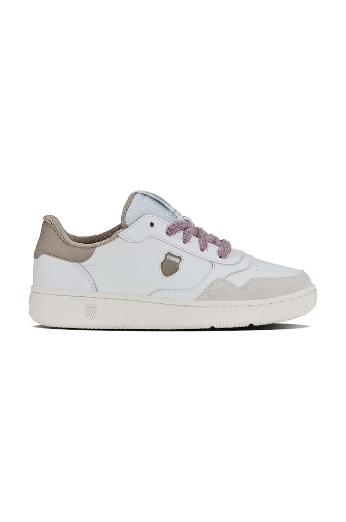 Kožené tenisky K-Swiss SLAMMSHIELD II usňová koža biela 94312.116.M