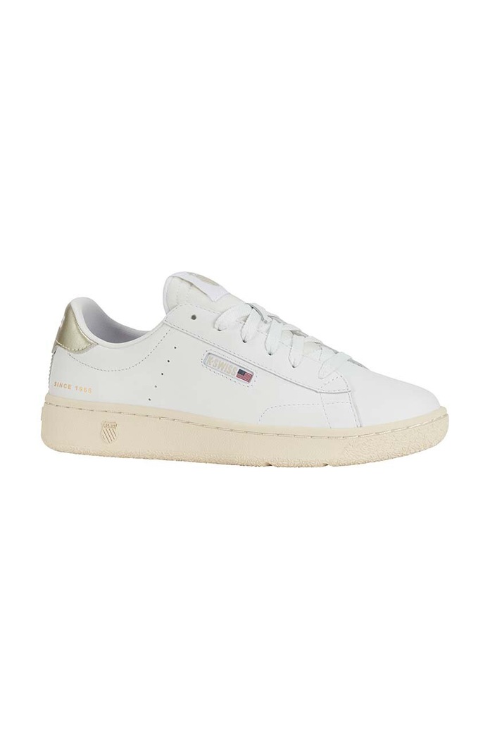 Kožené tenisky K-Swiss SLAMMKLUB CC 98911.149.M biela AW24