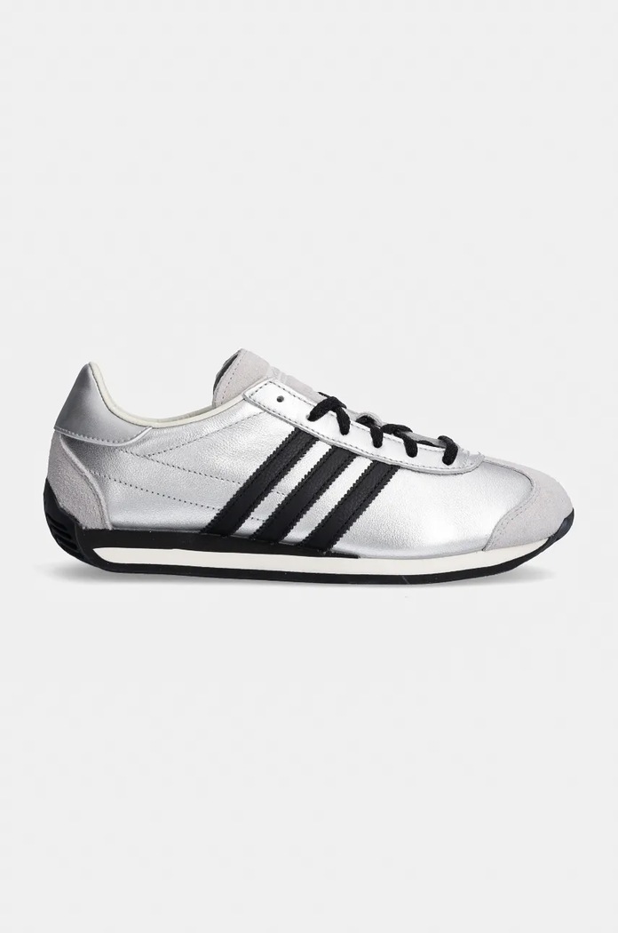 Kožené tenisky adidas Originals Country OG W JH6337 strieborná AW24