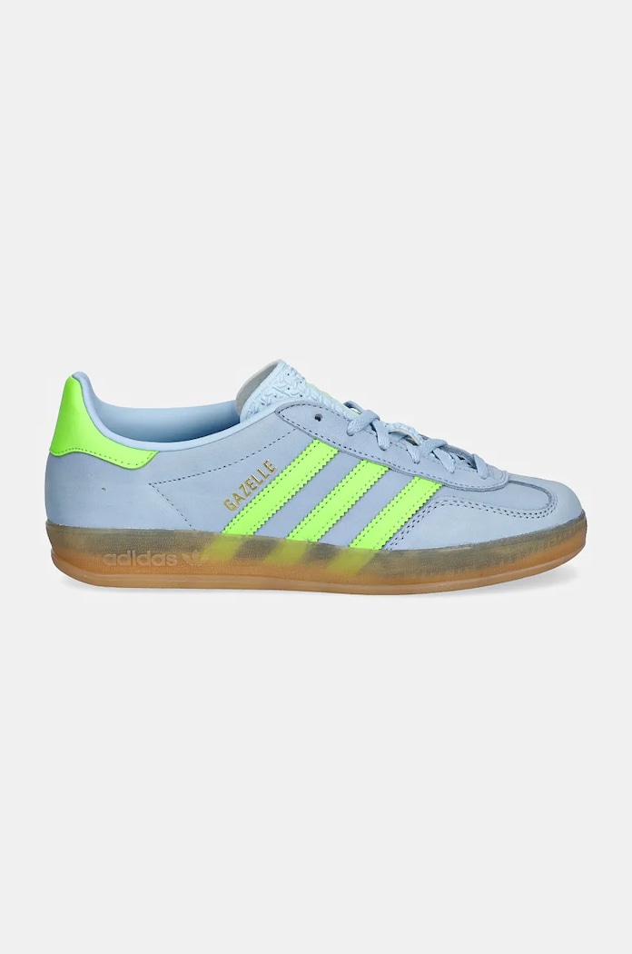 Кросівки з нубуку adidas Originals Gazelle Indoor W JI1372 блакитний AW24