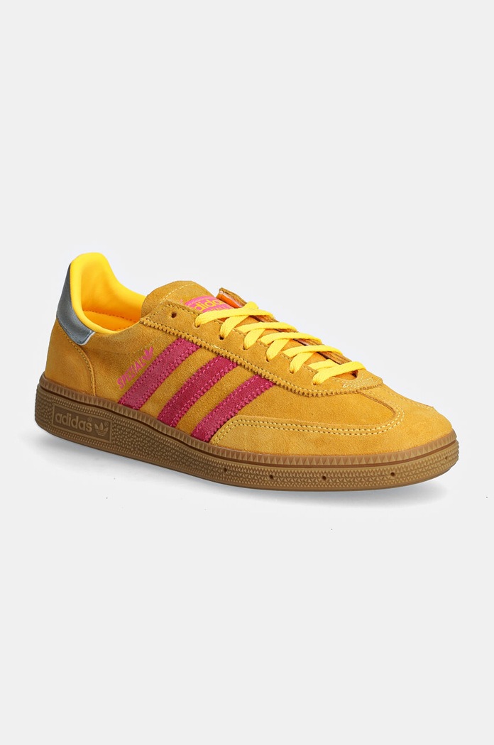 Tenisky adidas Originals Handball Spezial W semišová kůže žlutá JI1406