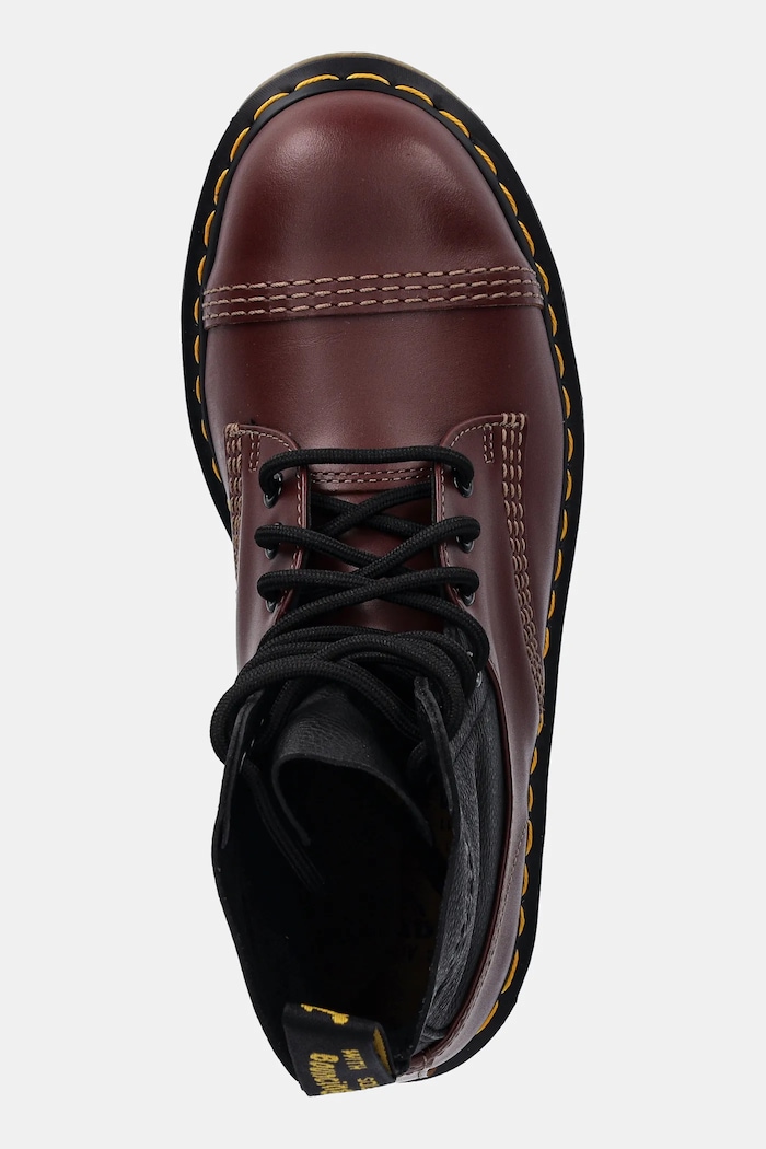 MM6 Maison Margiela leather ankle boots MM6 Maison Margiela x Dr. Martens maroon S66WU0125.P8029
