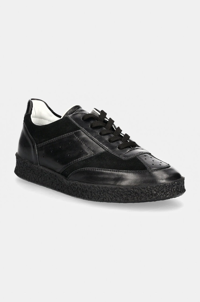 Tenisky MM6 Maison Margiela přírodní kůže černá S59WS0212.P7984