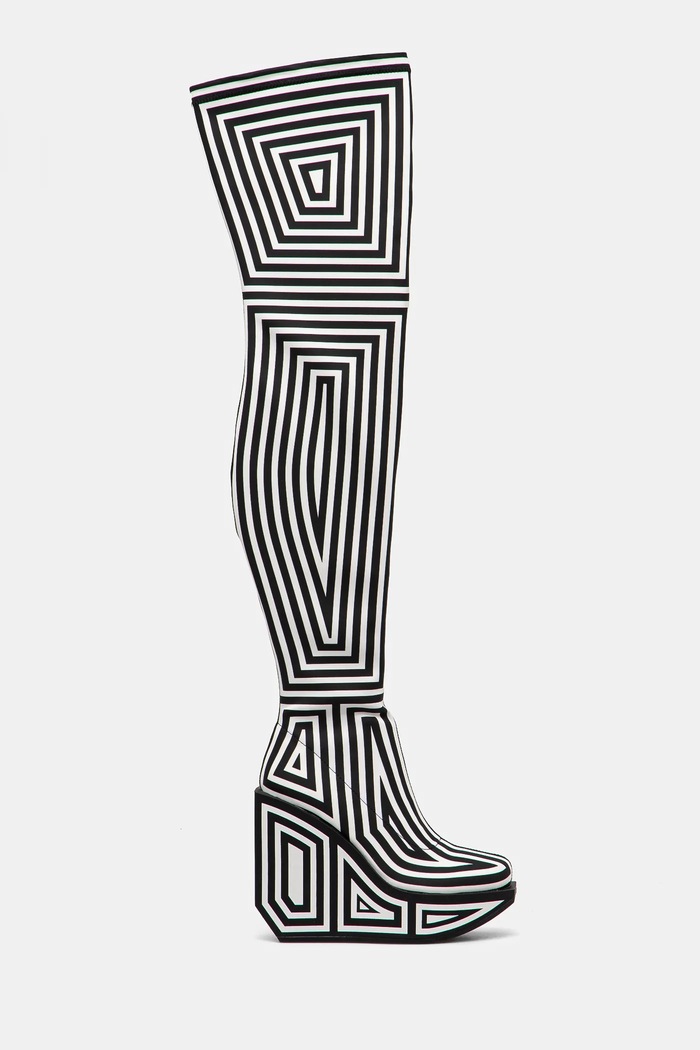 Kozačky United Nude Wa Long Boot Hi 1087851082 černá AW24