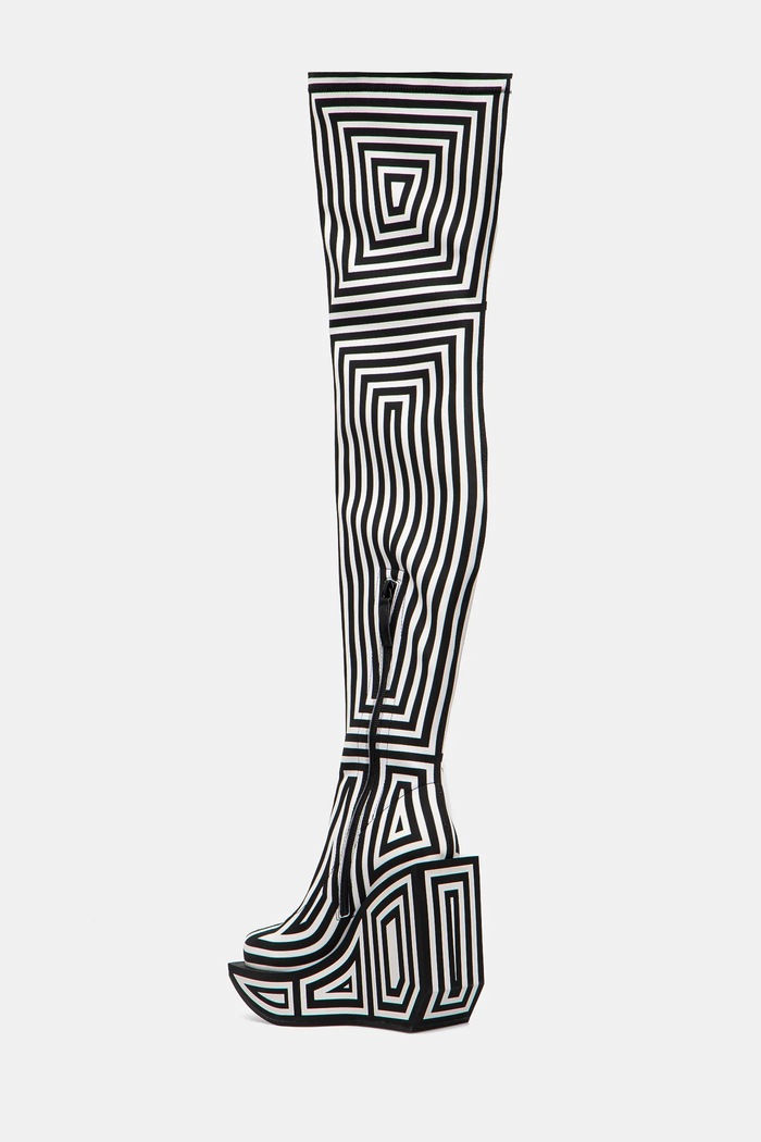Boty Kozačky United Nude Wa Long Boot Hi 1087851082 černá