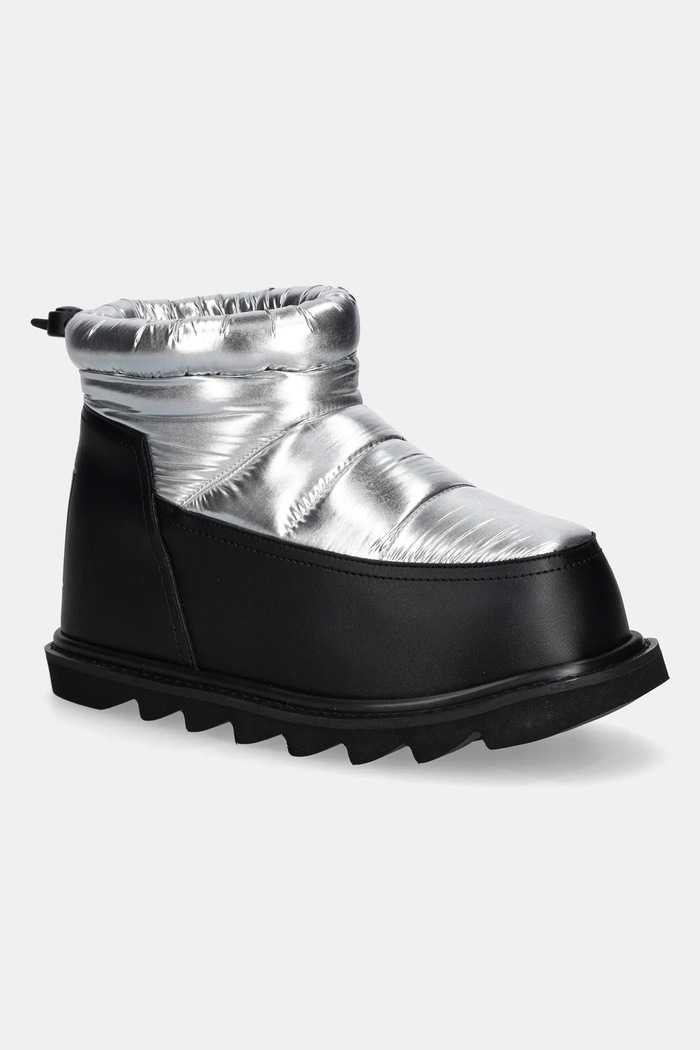 Sněhule United Nude Zembla Bubble Bootie zateplené stříbrná 10884141190