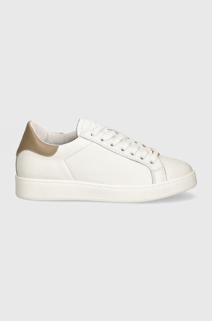 Twinset sneakersy skórzane 242TCP012.11786 biały AW24