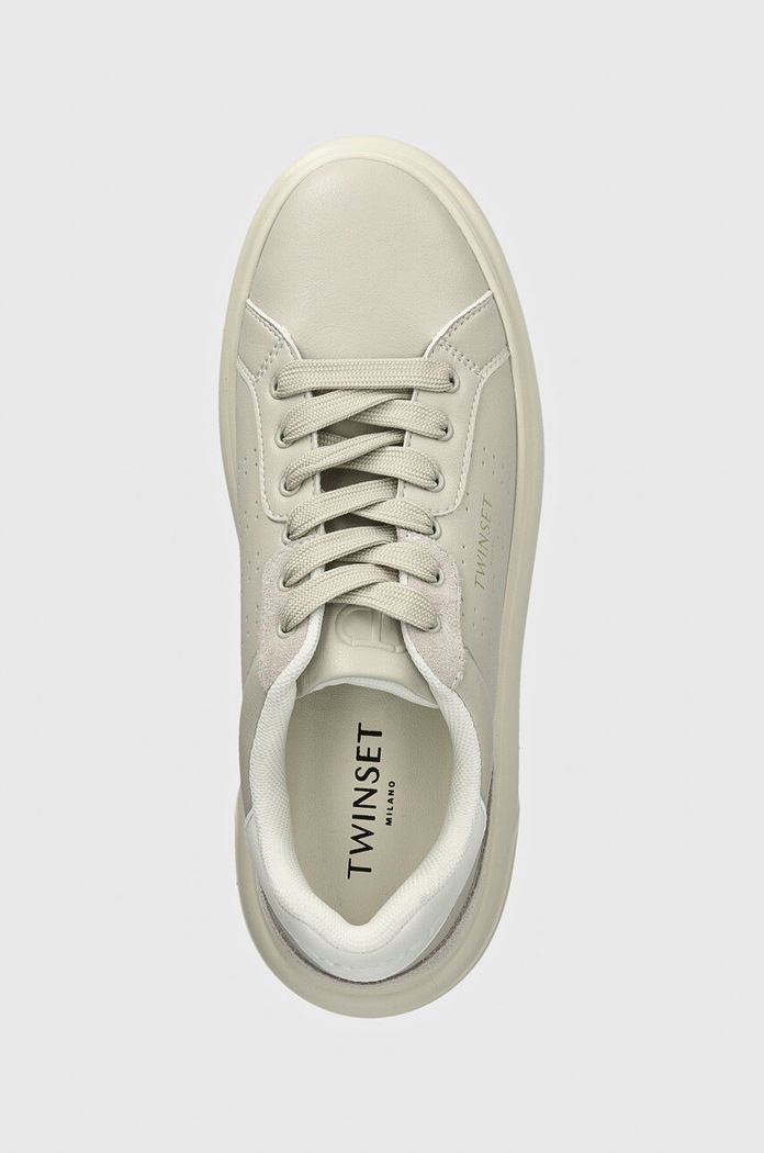 Twinset sneakersy beżowy 242TCP01C.00124