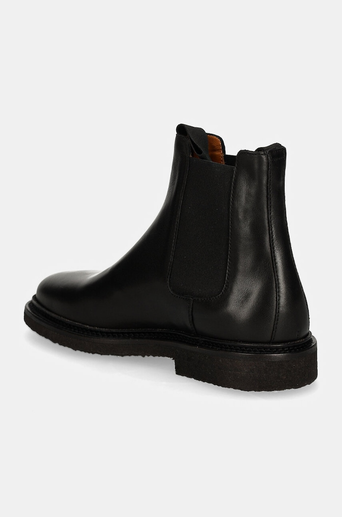 Încălțăminte Common Projects ghete chelsea de piele Chelsea in Leather 6168.7547 negru