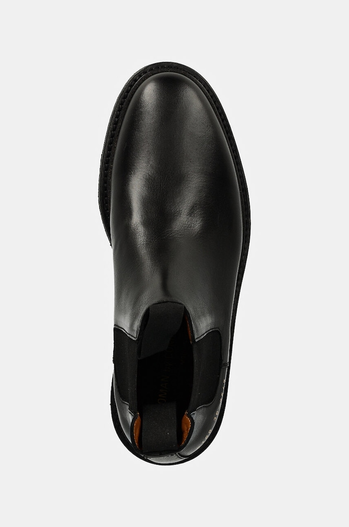 Common Projects ghete chelsea de piele Chelsea in Leather negru 6168.7547